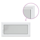 Basement Window RISOR 120 x 60 cm PVC and Glass White 42047261