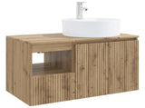 Bathroom Furniture Set 2 pcs Artisan Oak Engineered Wood 3404083