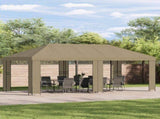 Gazebo Cover 6 x 3 m Beige Polyester 190 gsm 900423