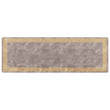 Rug Runner MARSA Grey 100 x 300 cm Polyester and PVC 42023362