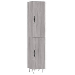 Highboard Grey Sonoma 34.5x34x180 cm Engineered Wood 3198823