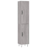 Highboard Grey Sonoma 34.5x34x180 cm Engineered Wood 3198823