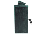 Wall Mounted Mailbox Green 29 x 13 x 41 cm Cast Aluminum 42023496