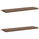 2-Piece Bench Cushions SOEST 2 pcs 100% Polyester Taupe 949027
