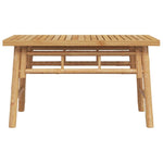 ZNTS Garden Bench 80x38x45 cm Bamboo 4106584
