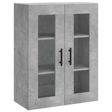 Highboard Concrete Grey 69.5x34x180 cm Engineered Wood 3198365