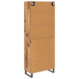 Highboard Old Wood 69.5 x 34 x 180 cm Engineered Wood 3415828