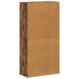 Book Cabinet/Sideboard Smoked Oak 66x30x130 cm Engineered Wood 815249