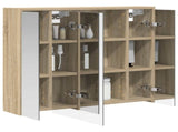 Bathroom Mirror Cabinet Sonoma Oak 73.5 x 16 x 62.5 cm 889169