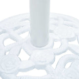 Umbrella Base White 9 kg 40 cm Cast Iron 47864