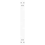Dining Table Legs V-Shape 3 pcs White 80x cm Steel 4012665
