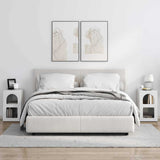 Bedside Table 2 pcs High Gloss White 29.5 x 33.5 x 50 cm 891233