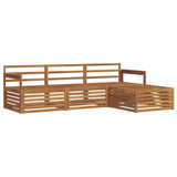 Outdoor Sofa Set Natural 249.5 x 162.5 x 73 cm 3373244