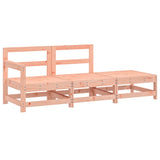 ZNTS 3 Piece Garden Lounge Set Solid Wood Douglas 825525