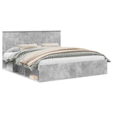 Bed Frame with Headboard Concerte 180 x 200 cm Solid Pine Wood 3409321