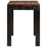 Dining Table Honey Brown 120x60x76 cm Solid Wood Mango 356292