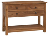 Sideboard Natural 79 x 35 x 80 cm Solid Teak Wood 42024257