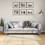 Rug HUARTE Short Pile Soft and Washable Cream 120x120 cm 375037