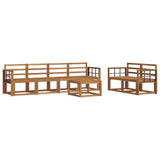 Outdoor Sofa Set 7 pcs Natural 3366052