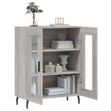 Sideboard Grey Sonoma 69.5x34x90 cm Engineered Wood 827810