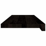 Stair Treads 16 pcs Brown Black 70x25x2 cm Solid Wood Oak 3283049