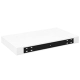 Floating Wall Shelves 4 pcs High Gloss White 40x23.5x3.8 cm MDF 323744