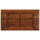 Table Top 120x70x2.5 cm Rectangular Solid Wood Reclaimed 371077