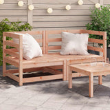Garden Sofas Corner 2 pcs 70x70x67 cm Solid Wood Douglas 837912