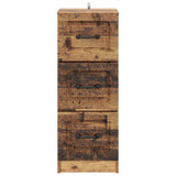 Drawer Cabinet Old Wood 33 x 34.5 x 87 cm Engineered Wood 895773