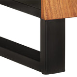 2 Piece Bathroom Furniture Set Solid Wood Acacia 3200634
