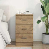 Bedside Cabinet Artisan oak 38 x 38 x 66 cm Engineered wood 883383