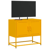 TV Cabinet Mustard Yellow 68.5x39x60.5 cm Steel 846473
