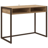 Desk with Storage Artisian Oak 100 x 50 x 75 cm Engineered Wood 886479
