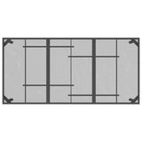 7 Piece Garden Dining Set Anthracite Metal Mesh 3211822