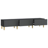 TV Cabinet with Drawer Black 147 x 34.5 x 30 cm Engineered Wood 894706