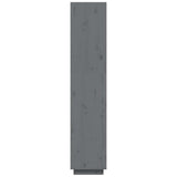 810856 Book Cabinet/Room Divider Grey 40x35x167 cm Solid Wood Pine