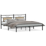Bed Frame without Mattress Sonoma Oak 183x203 cm Engineered Wood 4106796