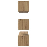 TV Cabinet Set 4 pcs Artisan Oak Engineered Wood 3393149