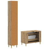 2 Piece Bathroom Cabinet Set ARNHEM Artisan Oak Engineered Wood 3417530
