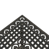ZNTS 3 Piece Bistro Set Bronze Cast Aluminium 3216345