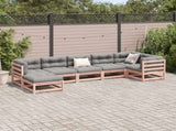7 Piece Garden Sofa Set Solid Wood Douglas Fir 3299543