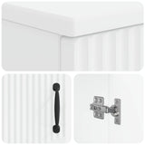 Bathroom Storage Cainet HOORN White 30 x 31 x 77 cm 897265