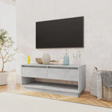 TV Cabinet Concrete Grey 102x41x44 cm Engineered Wood 809489