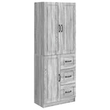 Cabinet Set 2 pcs Grey Sonoma Engineered Wood 3416985