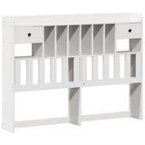 Bed Frame without Mattress White 140x200 cm Solid Wood Pine 3308844