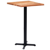 Bistro Table Leg Black 56x56x107 cm Cast Iron 325430