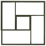 Garden Planter Olive Green 60 x 60 x 50 cm Cold-rolled Steel 873574