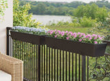 Railing 2 pcs 80 x 17 x 17 cm Metal 42026968