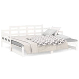 Pull-out Day Bed without Mattress White 2x cm 820353