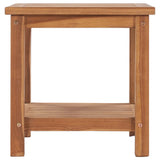 Coffee Table 45x45x45 cm Solid Teak Wood 48979